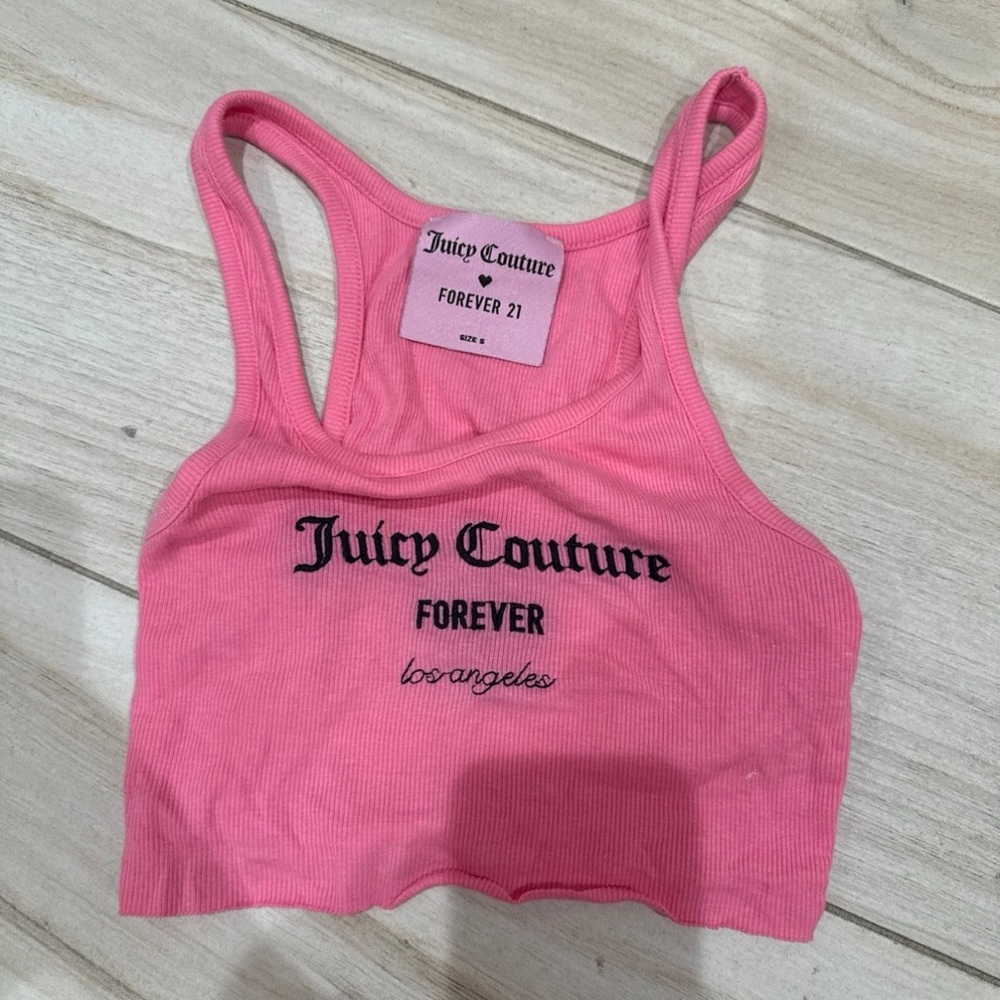 Juicy Couture x Forever 21 Pink Crop Top